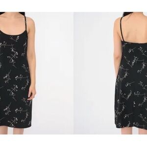 Pull&Bear Charcoal Floral Dress